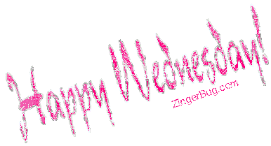 Click to get the codes for this image. Happy Wednesday Pink Silver Glitter, Happy Wednesday Free Image, Glitter Graphic, Greeting or Meme for Facebook, Twitter or any forum or blog.