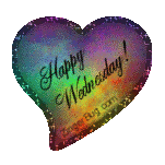 Click to get the codes for this image. Happy Wednesday Plasma Heart Glitter Graphic, Happy Wednesday, Hearts Free Image, Glitter Graphic, Greeting or Meme for Facebook, Twitter or any forum or blog.