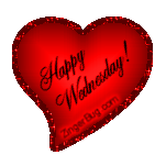 Click to get the codes for this image. Happy Wednesday Red Heart Glitter Graphic, Happy Wednesday, Hearts Free Image, Glitter Graphic, Greeting or Meme for Facebook, Twitter or any forum or blog.