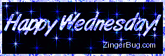 Click to get the codes for this image. Happy Wednesday Blue Stars Glitter Graphic, Happy Wednesday Free Image, Glitter Graphic, Greeting or Meme for Facebook, Twitter or any forum or blog.