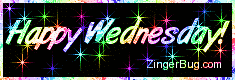 Click to get the codes for this image. Happy Wednesday Rainbow Stars Glitter Graphic, Happy Wednesday Free Image, Glitter Graphic, Greeting or Meme for Facebook, Twitter or any forum or blog.
