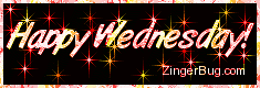Click to get the codes for this image. Happy Wednesday Red Stars Glitter Graphic, Happy Wednesday Free Image, Glitter Graphic, Greeting or Meme for Facebook, Twitter or any forum or blog.