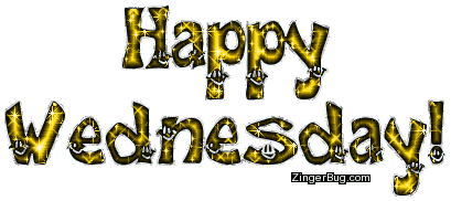 Click to get the codes for this image. Happy Wednesday Yellow Glitter Smiley Text, Happy Wednesday, Smiley Faces Free Image, Glitter Graphic, Greeting or Meme for Facebook, Twitter or any forum or blog.