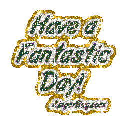 Click to get the codes for this image. Have A Fantastic Day Green Gold Jewel Glitter Text, Have a Great Day Free Image, Glitter Graphic, Greeting or Meme for any Facebook, Twitter or any blog.