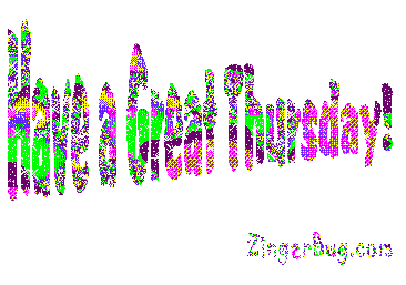 Click to get the codes for this image. Have A Great Thursday Wagging Glitter, Happy Thursday Free Image, Glitter Graphic, Greeting or Meme for Facebook, Twitter or any forum or blog.