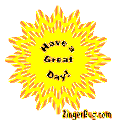 Click to get the codes for this image. Have A Great Day Sun, Have a Great Day Free Image, Glitter Graphic, Greeting or Meme for any Facebook, Twitter or any blog.