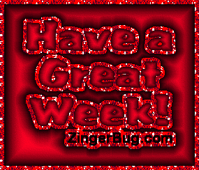 Click to get the codes for this image. Have A Great Week Red Glitter Graphic, Have A Great Week, Popular Favorites Glitter Graphic, Comment, Meme, GIF or Greeting