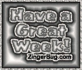Click to get the codes for this image. Have A Great Week Silver Glitter Graphic, Have A Great Week Free Image, Glitter Graphic, Greeting or Meme for any Facebook, Twitter or any blog.
