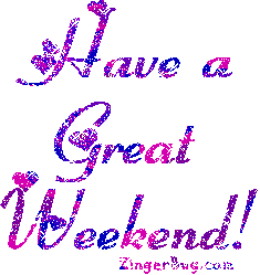 Click to get the codes for this image. Have A Great Weekend Blue Pink Hearts Glitter Text, Have a Great Weekend Free Image, Glitter Graphic, Greeting or Meme for any Facebook, Twitter or any blog.