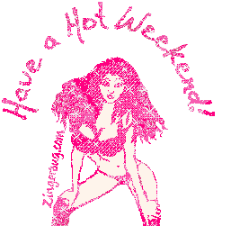 Click to get the codes for this image. Have A Hot Weekend Girl, Have a Great Weekend Free Image, Glitter Graphic, Greeting or Meme for any Facebook, Twitter or any blog.