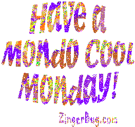 Click to get the codes for this image. Have A Mondo Cool Monday Glitter Text, Happy Monday Free Image, Glitter Graphic, Greeting or Meme for Facebook, Twitter or any forum or blog.