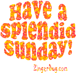 Click to get the codes for this image. Have A Splendid Sunday Orange Glitter, Happy Sunday Free Image, Glitter Graphic, Greeting or Meme for Facebook, Twitter or any forum or blog.