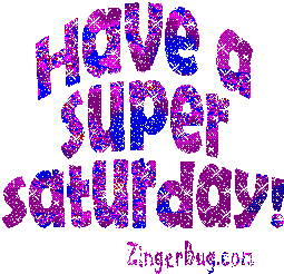 Click to get the codes for this image. Have A Super Saturday Purple Glitter, Happy Saturday Free Image, Glitter Graphic, Greeting or Meme for Facebook, Twitter or any forum or blog.