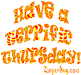 Click to get the codes for this image. Have A Terrific Thursday Orange Glitter, Happy Thursday Free Image, Glitter Graphic, Greeting or Meme for Facebook, Twitter or any forum or blog.