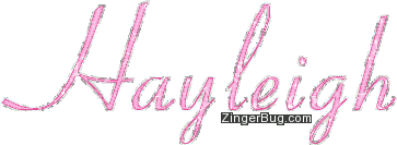 Click to get the codes for this image. Hayleigh Light Pink Glitter Name, Girl Names Free Image Glitter Graphic for Facebook, Twitter or any blog.