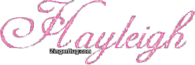 Click to get the codes for this image. Hayleigh Pink Glitter Name, Girl Names Free Image Glitter Graphic for Facebook, Twitter or any blog.