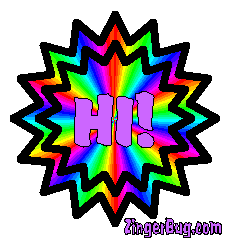 Click to get the codes for this image. Hi Rainbow, Hi Hello Aloha Wassup etc Free Image, Glitter Graphic, Greeting or Meme for any Facebook, Twitter or any blog.
