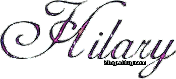Click to get the codes for this image. Hilary Pink Glitter Name, Girl Names Free Image Glitter Graphic for Facebook, Twitter or any blog.