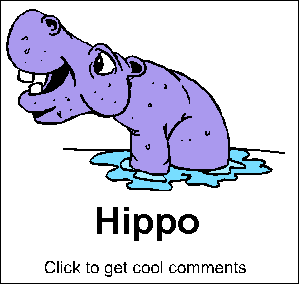 Click to get the codes for this image. Birthday pun. Animated graphic shows a picture of a Hippo, then a birdy, then two Ewes. Comment reads: Hippo Birdy Two Ewes (Happy Birthday to you!)
