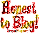 Click to get the codes for this image. Honest To Blog Red And Yellow Glitter, Honest To Blog Free Image, Glitter Graphic, Greeting or Meme for Facebook, Twitter or any forum or blog.