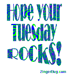 Click to get the codes for this image. Hope Your Tuesday Rocks Green Glitter Text, Happy Tuesday Free Image, Glitter Graphic, Greeting or Meme for Facebook, Twitter or any forum or blog.