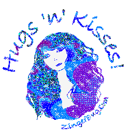 Click to get the codes for this image. Hugs N Kisses Pretty Face Blue, Hugs and Kisses Free Image, Glitter Graphic, Greeting or Meme for Facebook, Twitter or any blog.