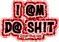 Click to get the codes for this image. I Am Da Shit Red Glitter Text, All About Me, I am da Shit Free Image, Glitter Graphic, Greeting or Meme for Facebook, Twitter or any forum or blog.