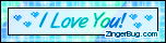 Click to get the codes for this image. I Love You Blue Green Blinkie, Love and Romance, I Love You Free Image, Glitter Graphic, Greeting or Meme for Facebook, Twitter or any blog.