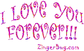 Click to get the codes for this image. I Love You Forever Glitter Text, Love and Romance, I Love You Free Image, Glitter Graphic, Greeting or Meme for Facebook, Twitter or any blog.