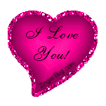 Click to get the codes for this image. I Love You Pink Heart, Love and Romance, Hearts, I Love You Free Image, Glitter Graphic, Greeting or Meme for Facebook, Twitter or any blog.