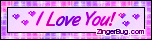 Click to get the codes for this image. I Love You Purple Pink Blinkie, Love and Romance, I Love You Free Image, Glitter Graphic, Greeting or Meme for Facebook, Twitter or any blog.