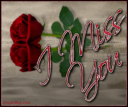 Click to get the codes for this image. I Miss You Rose In Sand Reflections, I Miss You Glitter Graphic, Comment, Meme, GIF or Greeting