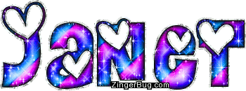 Click to get the codes for this image. Janet Pink And Blue Glitter Name, Girl Names Free Image Glitter Graphic for Facebook, Twitter or any blog.