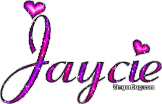 Click to get the codes for this image. Jaycie Pink And Purple Glitter Name, Girl Names Free Image Glitter Graphic for Facebook, Twitter or any blog.