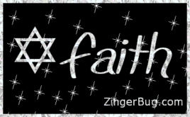 Click to get the codes for this image. Star of David Faith glitter graphic