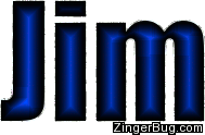 Click to get the codes for this image. Jim Blue Glitter Name, Guy Names Free Image Glitter Graphic for Facebook, Twitter or any blog.