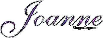 Click to get the codes for this image. Joanne Purple Glitter Name, Girl Names Free Image Glitter Graphic for Facebook, Twitter or any blog.