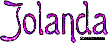 Click to get the codes for this image. Jolanda Pink Purple Glitter Name, Girl Names Free Image Glitter Graphic for Facebook, Twitter or any blog.