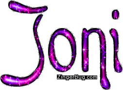 Click to get the codes for this image. Joni Pink Purple Glitter Name, Girl Names Free Image Glitter Graphic for Facebook, Twitter or any blog.