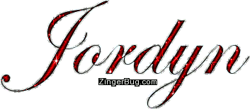 Click to get the codes for this image. Jordyn Red Glitter Name, Girl Names Free Image Glitter Graphic for Facebook, Twitter or any blog.