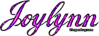 Click to get the codes for this image. Joylynn Pink Purple Glitter Name, Girl Names Free Image Glitter Graphic for Facebook, Twitter or any blog.