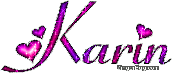 Click to get the codes for this image. Karin Pink And Purple Glitter Name, Girl Names Free Image Glitter Graphic for Facebook, Twitter or any blog.