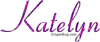 Click to get the codes for this image. Katelyn Pink Glitter Name Text, Girl Names Free Image Glitter Graphic for Facebook, Twitter or any blog.