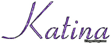 Click to get the codes for this image. Katina Purple Glitter Name, Girl Names Free Image Glitter Graphic for Facebook, Twitter or any blog.