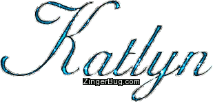 Click to get the codes for this image. Katlyn Aqua Glitter Name, Girl Names Free Image Glitter Graphic for Facebook, Twitter or any blog.