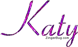 Click to get the codes for this image. Katy Pink Glitter Name Text, Girl Names Free Image Glitter Graphic for Facebook, Twitter or any blog.