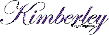 Click to get the codes for this image. Kimberley Purple Glitter Name, Girl Names Free Image Glitter Graphic for Facebook, Twitter or any blog.