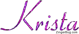Click to get glitter graphics of girl's names beginning with the letter K.