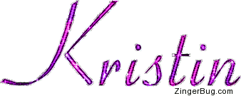 Click to get the codes for this image. Kristin Pink Glitter Name Text, Girl Names Free Image Glitter Graphic for Facebook, Twitter or any blog.