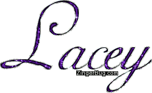Click to get the codes for this image. Lacey Purple Glitter Name, Girl Names Free Image Glitter Graphic for Facebook, Twitter or any blog.